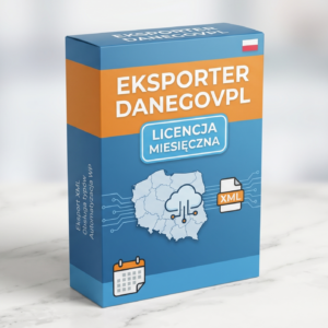 Eksporter DaneGovPL - Miesięczna (1 domena)